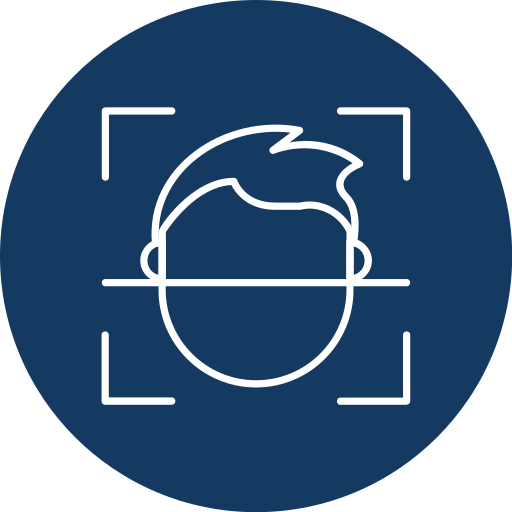 facial scanner icon